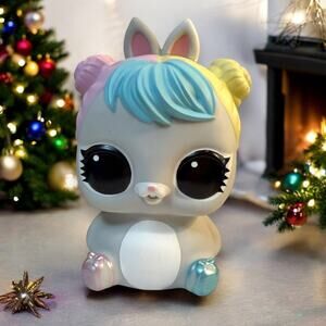 LOL Surprise Biggie Bunny Piggy Bank EUC L.O.L. Surprise!